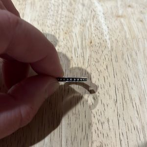 5 for $10 Silver band with silver dots all around